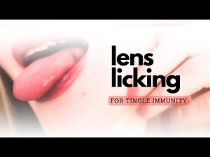 ASMR Foggy Super Up Close Lens Licking For Your Relaxation And Tingle Immunity #asmr 👅 🤤