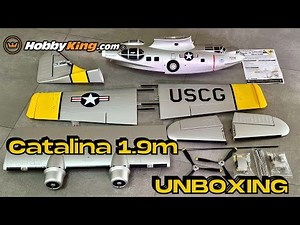 AVIOS (PNF) US Coast Guard PBY Catalina (Retractable Wing Floats) EPO 1900mm Seaplane • UNBOXING •