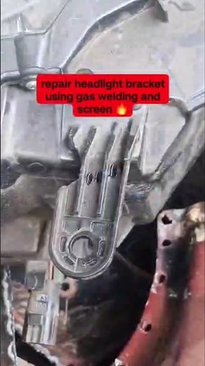 How to Repair a Broken Headlight Bracket (Plastic Welding with Mesh)