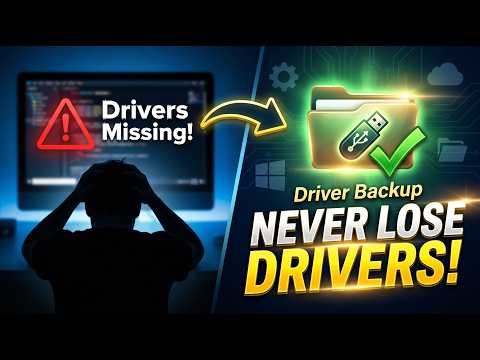 Never Lose Drivers Again! Backup & Restore Drivers Offline (2026)