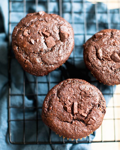 Sweet Potato Chocolate Muffins