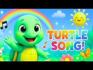 I Am a Little Turtle | Playful Nursery Rhymes | Kid's Song | Kidsjourney