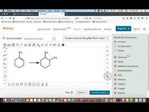Reaction searching in Reaxys