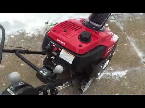 Test/Review of Brand New Honda HS720 Single Stage Snow Blower Newest Video