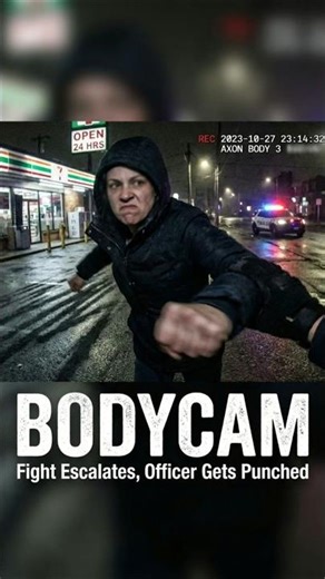 Bodycam: Fight Escalates, Officer Gets Punched