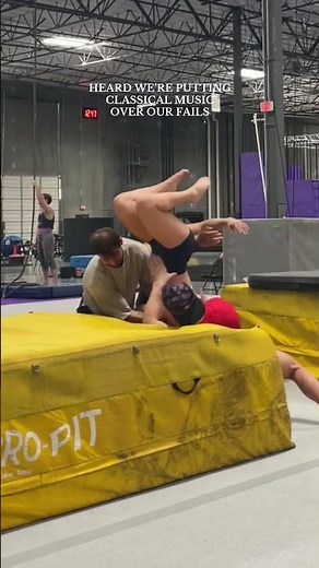 Just gonna leave this one here💀 #fail #gymnastics #acro #circus #tricks #new #flip #bloopers