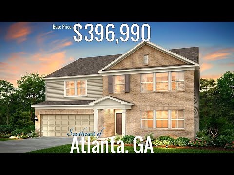 NEW 4 BDRM HOMES FOR SALE IN MCDONOUGH, GA, SOUTHEAST OF ATLANTA - BP $396,990