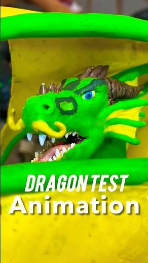 How To Train Your Dragon In Stop Motion - Ignis The Funny Fire Farting Monster #shorts