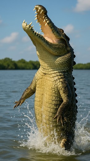 Aurélien on Instagram: "Il existe des crocodiles marins ! #crocodile #marin #ocean #plage"