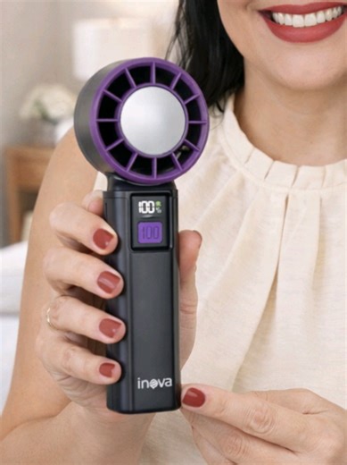Mini Ventilador Portátil Recarregável Inova para Todos os Lugares