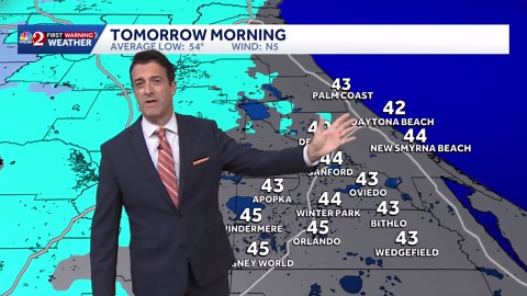 Frost likely tonight across Marion and Sumter counties before we begin to warmup heading into the weekend. 12.11.25