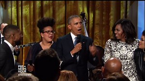 Rocking out to Ray at the White House