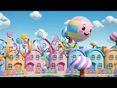 Magic Balloon Floats Pop Pop Paa | Colorful Balloons Song & Kids Rhymes