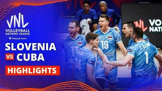 Men: Slovenia vs Cuba - Highlights | Volleyball Nations League 2025