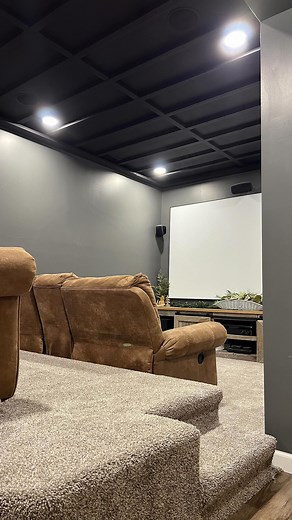 Collins Country on Instagram: "Husband=GENIUS #2!🤯 (DIY Basement Ceiling-LESS THAN $100!) This husband of mine really is the real deal!!!! The stuff he comes up with is insane!!!! We wanted this basement ceiling to be completely acceptable for obvious reasons, but we didn’t want the look of a drop down ceiling. Plus, drop down ceilings can be really expensive! After over a month of brain storming James came up with this idea and IT TURNED OUT PERFECT!!!!!! It was very easy to build, extremely c