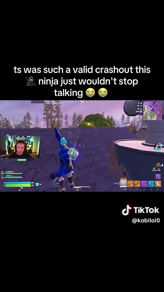 #ninja #fortnite #fyp #crashout #funny | courage i sent you a dm