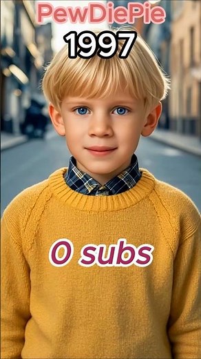 The Evolution of PewDiePie | 1997-2050 #pewdiepie #evolution