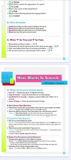 Chapter-6th | More Blocks In Scratch