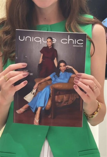 Nossa primeira edição Unique Chic Magazine ✨ Uma revista pensada exclusivamente para ajudar os lojistas na venda! Com dicas de vitrine, tendências da estação, conteúdos interativos e muito mais! #fw26 #preview #uniquechic #outonoinverno2026