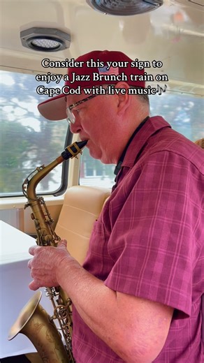 Did you know that Cape Cod Central Railroad offers a Jazz Brunch train? You can enjoy a delicious brunch onboard the train PLUS get to enjoy some LIVE Jazz music too!🤩🍳🎺🎷#jazz #capecodcanal #capecodrailroad #capecodmassachusetts #railroad | Cape Cod Central Railroad