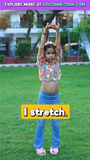 20+ Action Words for Kids 😀 | Climb, Slide, Throw, Sniff & More | Adi Connection #shorts