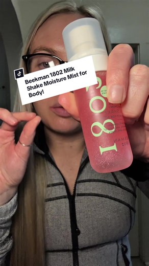 My skin is SO thirsty during winter ❄️ I’ve been loving the Beekman 1802 Milkshake Moisture Mist in Pistachio & Dark Cherry! It hydrates instantly, no greasy residue, and smells amazing. Perfect for a quick refresh anytime your skin needs a little love ✨ @Beekman 1802 #winterskincare #hydrationhack #moisturizingskincare #beekman1802 #bodycare