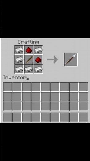 crafting weapon spear moment #minecraft​ #shorts​ #youtube​​​​​​​​​ #youtubeshorts