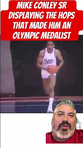 Mike conley sr Displaying the hops that made him an olympic medalist
