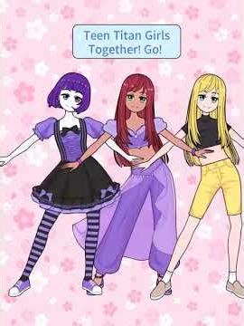 Starfire, Raven & Terra Are Dancing in Lily Diary