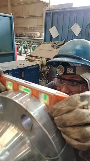 ✅ Confirm Level and Squareness – Use a level and square to verify alignment. #fabrication #steel #fabricator #everyone #pipe | Rhaffy Pansoy