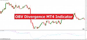 OBV Divergence MT4 Indicator - ForexMT4Indicators.com