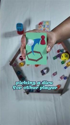 dice stacking boardgame at office #boardgames #shorts #boardgameshorts #howtoplay #familygames #fyp