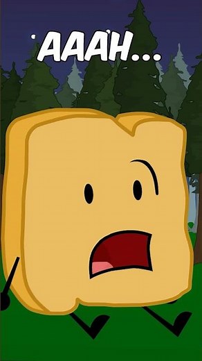 BFDI WOODY GETS SCARED!!! #bfdi #bfb #shorts