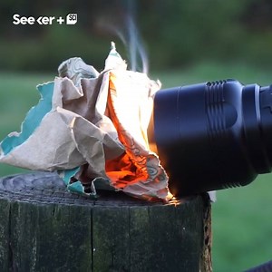 This flashlight can cook eggs and light a fire. 🔥 | Seeker Media