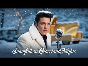 Elvis Presley - Snowfall on Graceland Nights | Inspired AI Vintage 60s Christmas Elvis-Style Ballad