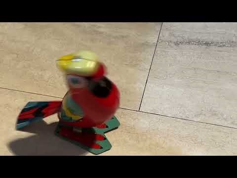 Wind-Up Hopping Parrot Clip Compilation