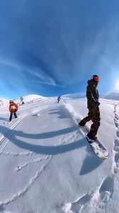 No one rides alone on a perfect powder day