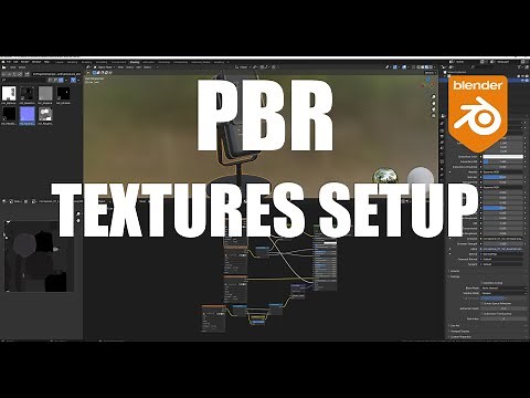 PBR textures setup in Blender
