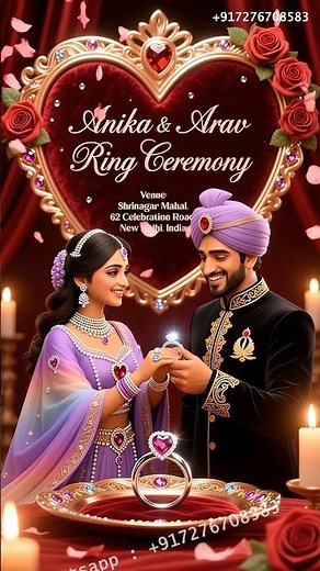 "Viral Wedding Invitation Video 2025 💖 | Digital Card Gone Cinematic 🎬"