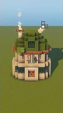 Build This Overgrown Observatory in Minecraft! 🌿 #shorts #minecraft #tutorial