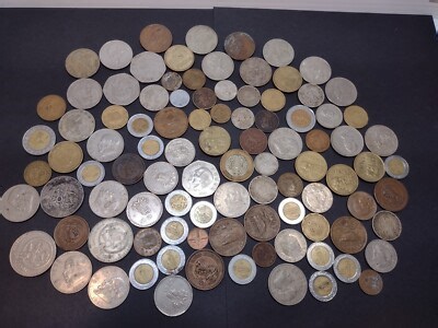 Mexico coin lot - (over 100 coins) good mix of dates and denominations (C) | eBay