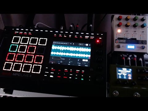 Making a track with the MPC Live 3