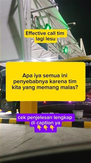 tips FMCG, effective call tim rendah? kenapa ya?