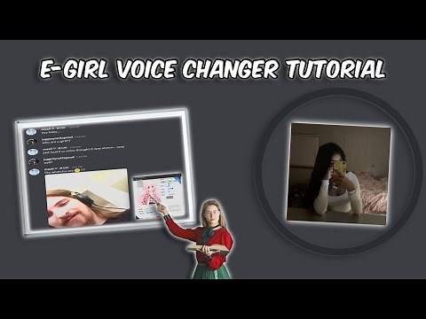 E-Girl AI Voice Changer Tutorial
