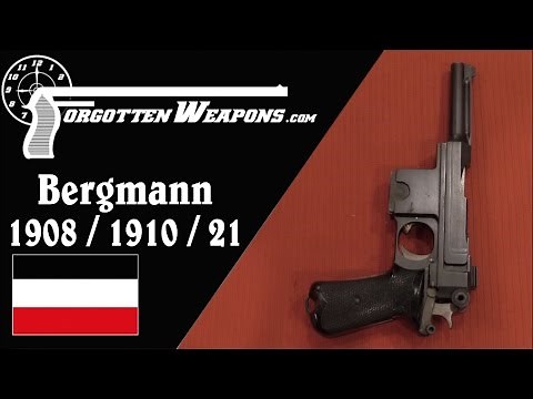 Bergmann 1908, 1910, and 1910/21 Pistols