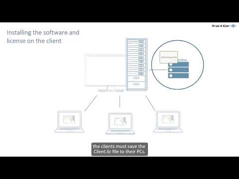 Software Licenses and Delivery – Set up a floating license architecture – Brüel & Kjær