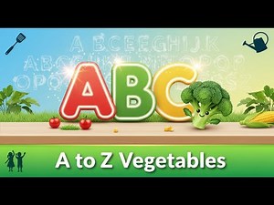 ABC Vegetables for Kids 🌽🥕 | Learn A to Z Vegetables with Arshika & Nityansh | Fun Learning Video
