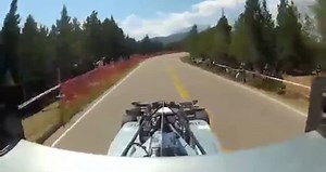 Paul Dallenbach brutal car crash in Pikes Peak Hill Climb