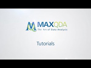 [2016] MAXQDA 12: MAXMaps Models