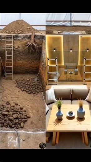 Digging a Secret Underground Room | Amazing Transformation to Cozy Living Space 😲🏡